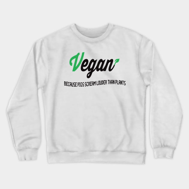 Vegan (Rev 1) Crewneck Sweatshirt by LikeMindedDesigns